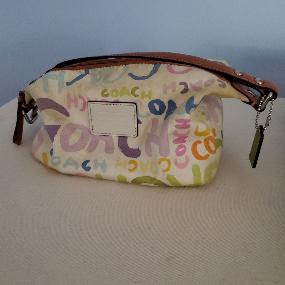 Coach small purse/makeup bag